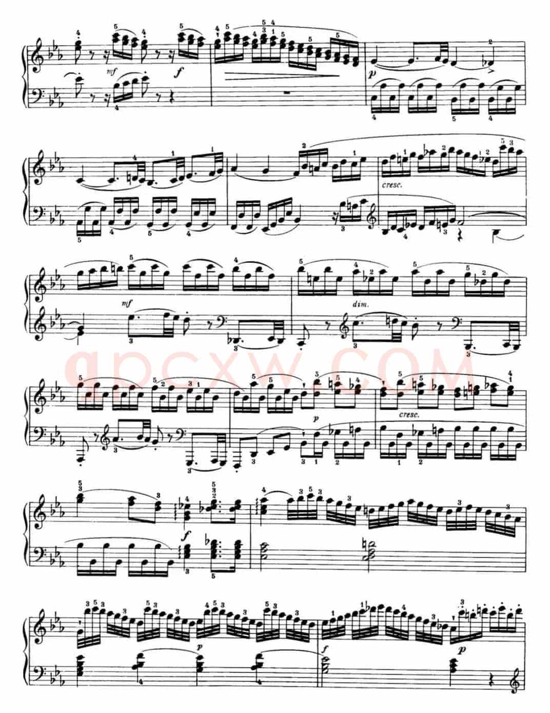 海顿 钢琴奏鸣曲 Hob XVI 52 in E-flat major