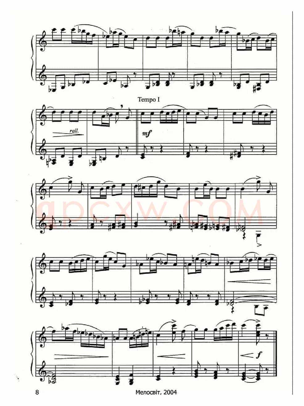 10首儿童手风琴练习曲集（俄罗斯原版曲谱）