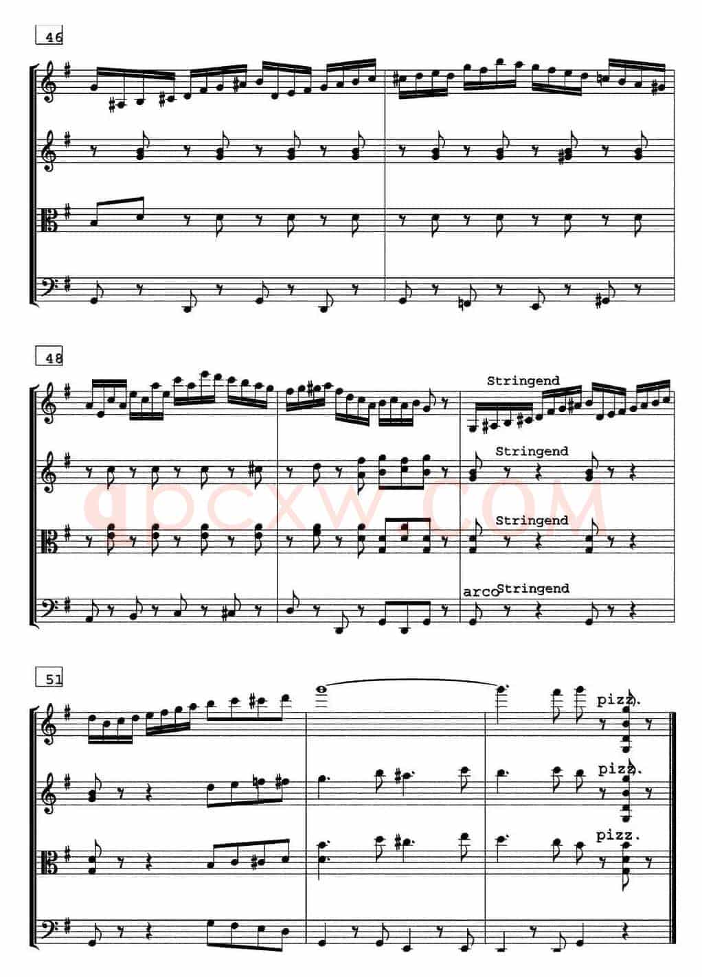 HORA National dance of Moldaviya（霍拉舞曲、四重奏）