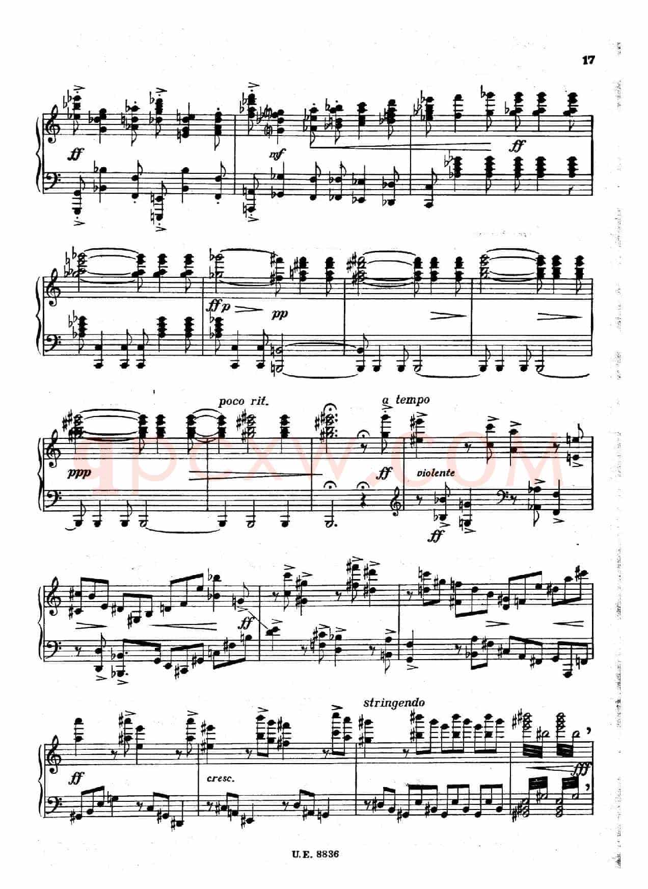 克热内克-第二钢琴奏鸣曲（Piano Sonata No.2 Op.59）