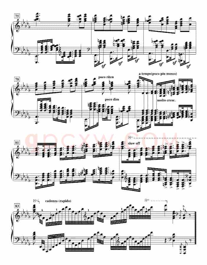 降B小调第一钢琴协奏曲(柴科夫斯基作曲版)