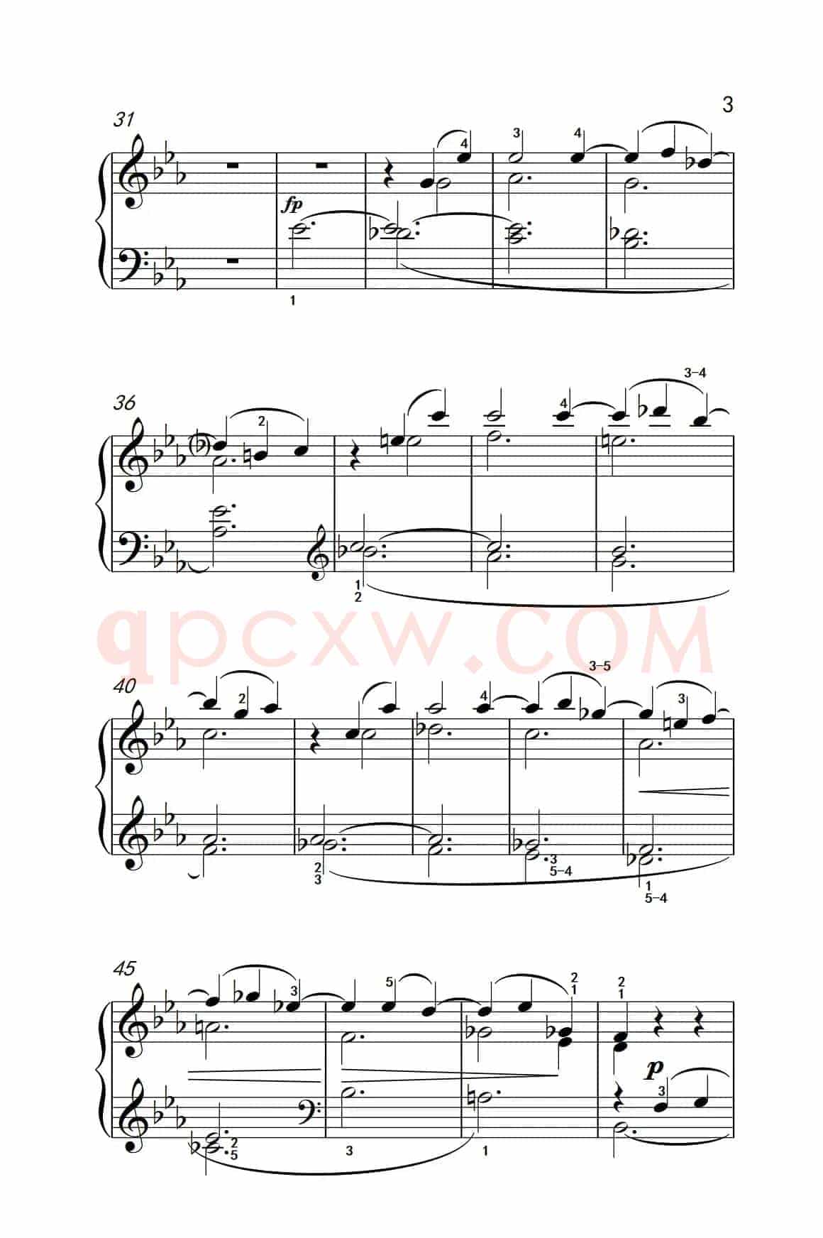 奏鸣曲 Opus 10 Nr.1 第一乐章（贝多芬奏鸣曲集 2）