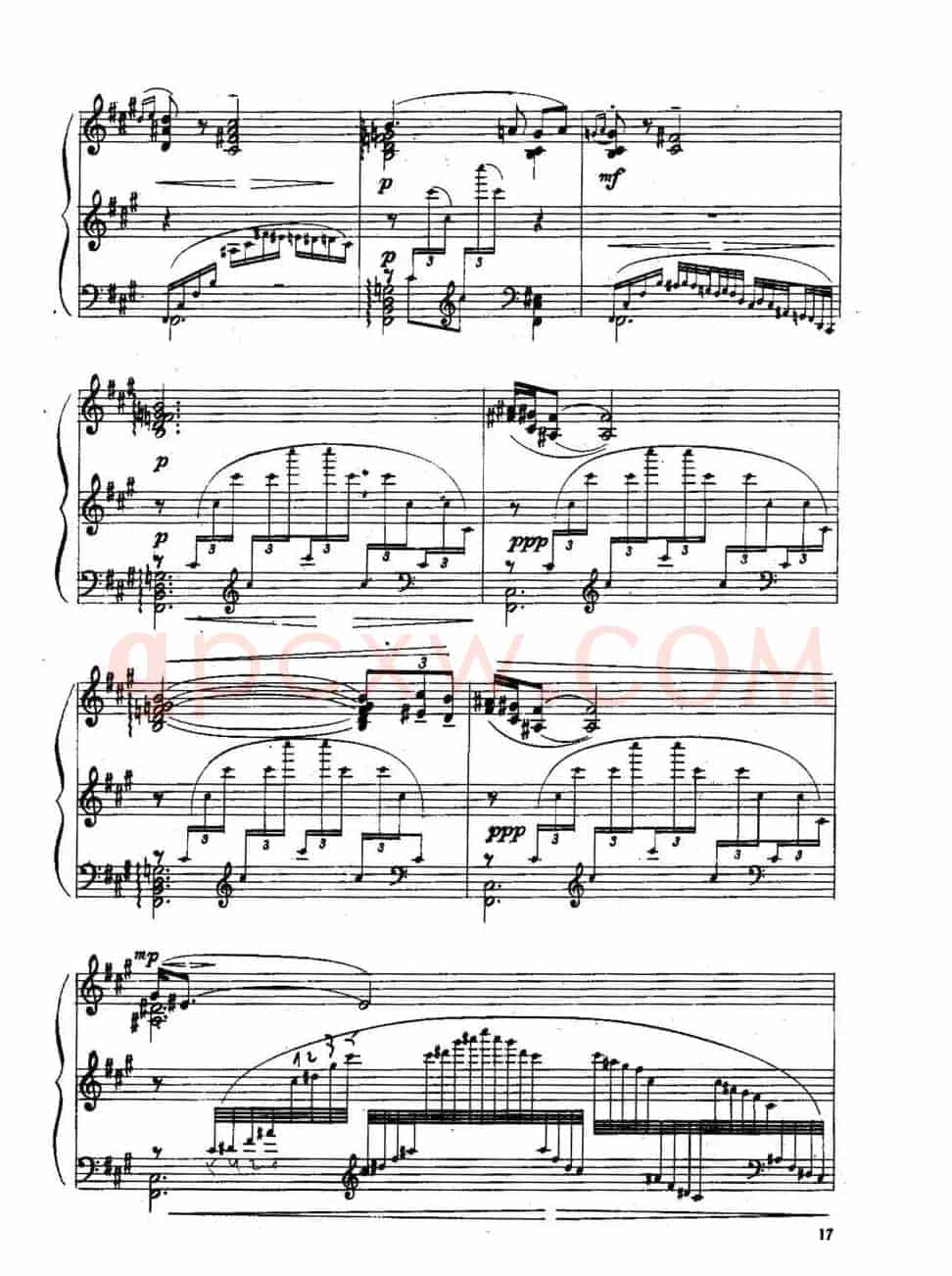 Six Préludes Exotiques Op·17（6首特色前奏曲·1）