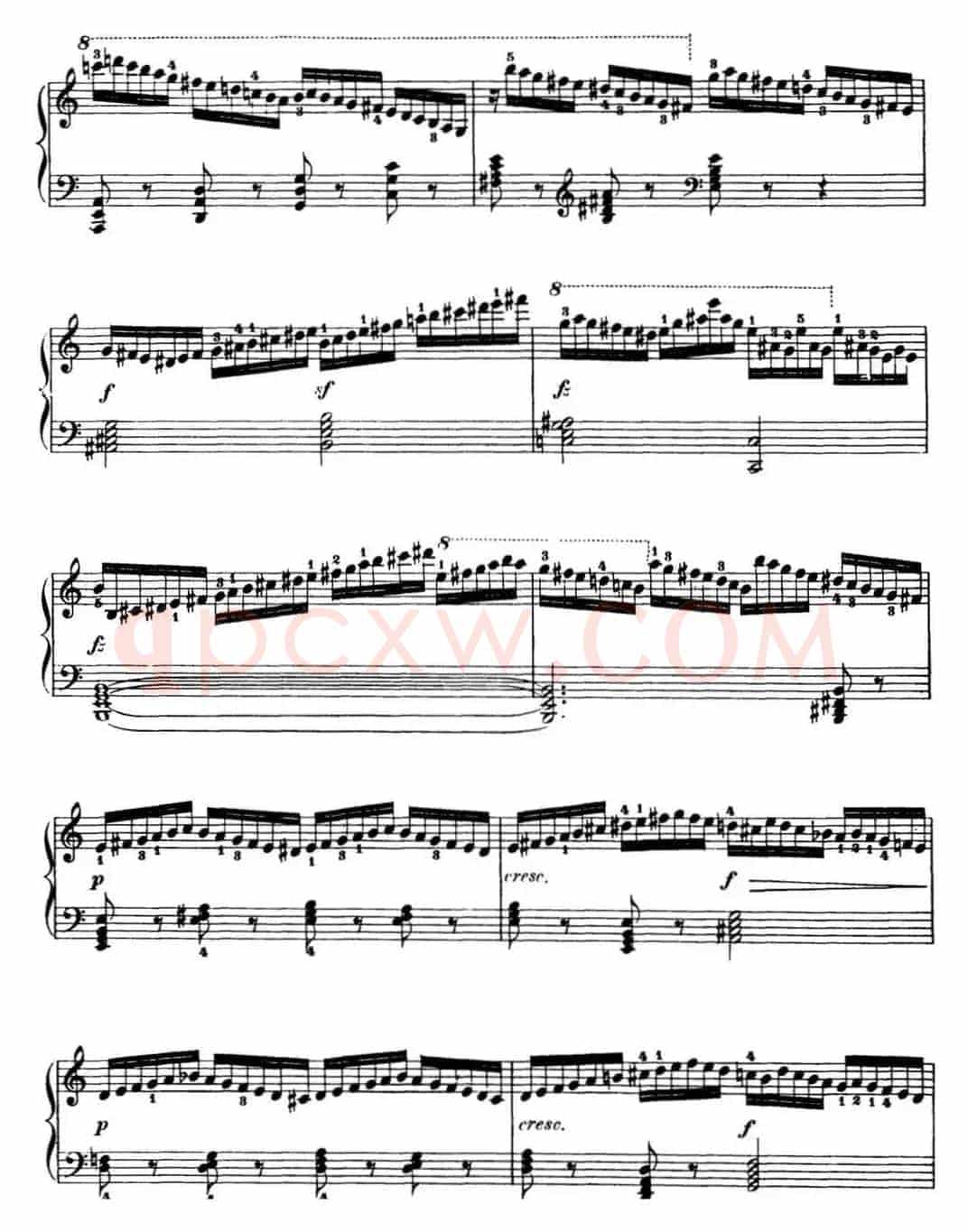 50首车尔尼Op.740钢琴手指灵巧技术练习曲（NO.17）