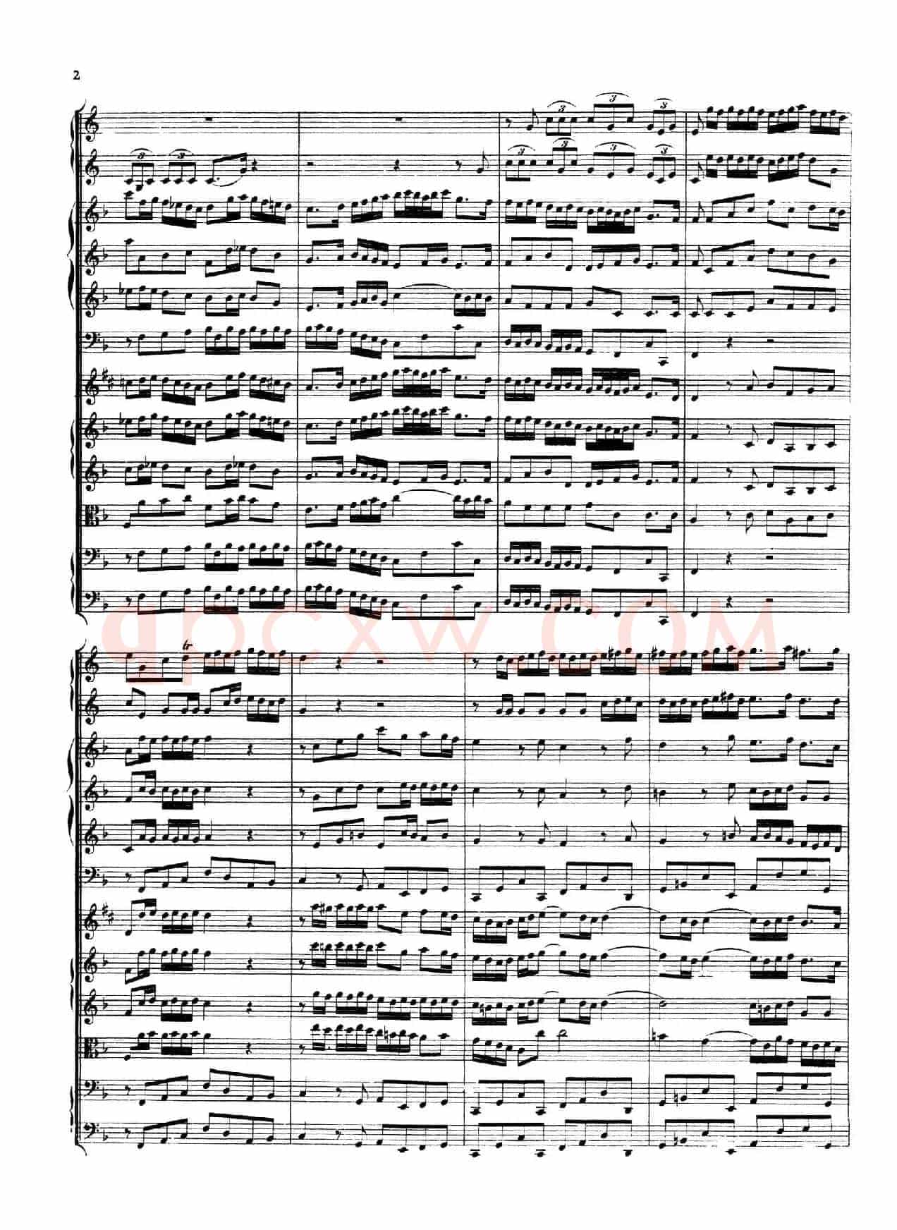 Brandenburg Concerto No.1 in F Major（勃兰登堡协奏曲第一号）
