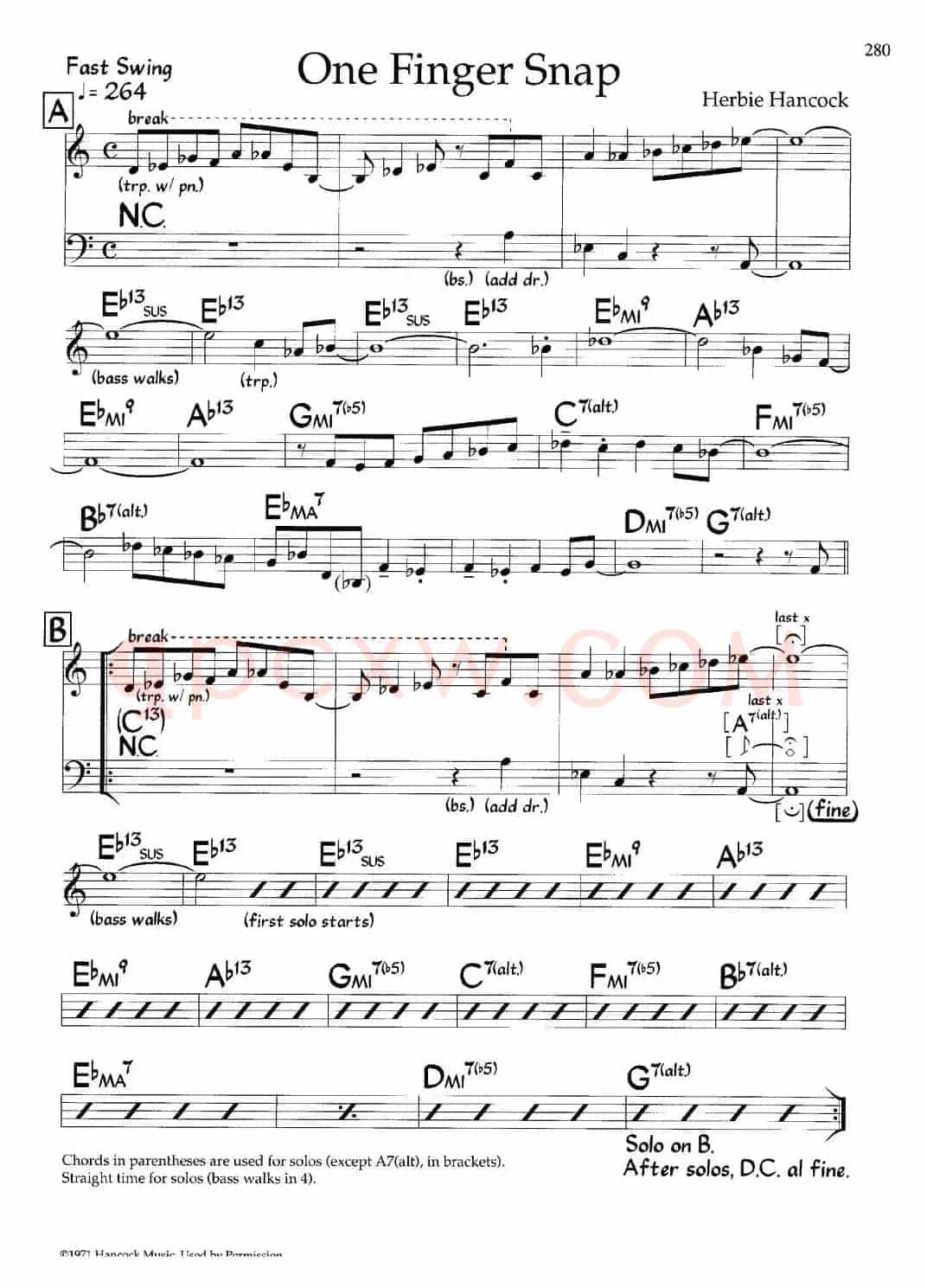 One Finger Snap（爵士钢琴曲）