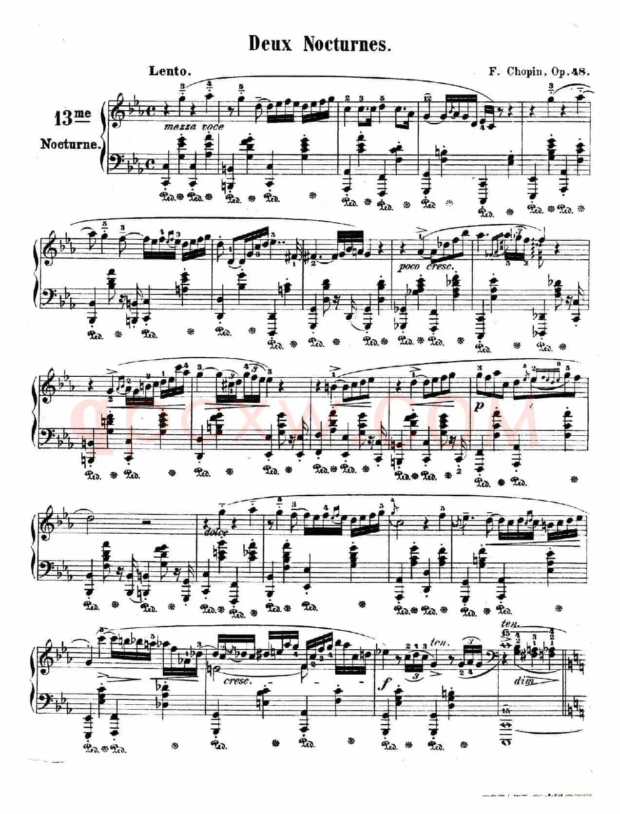 Deux Nocturnes Op.48(2首夜曲·1)