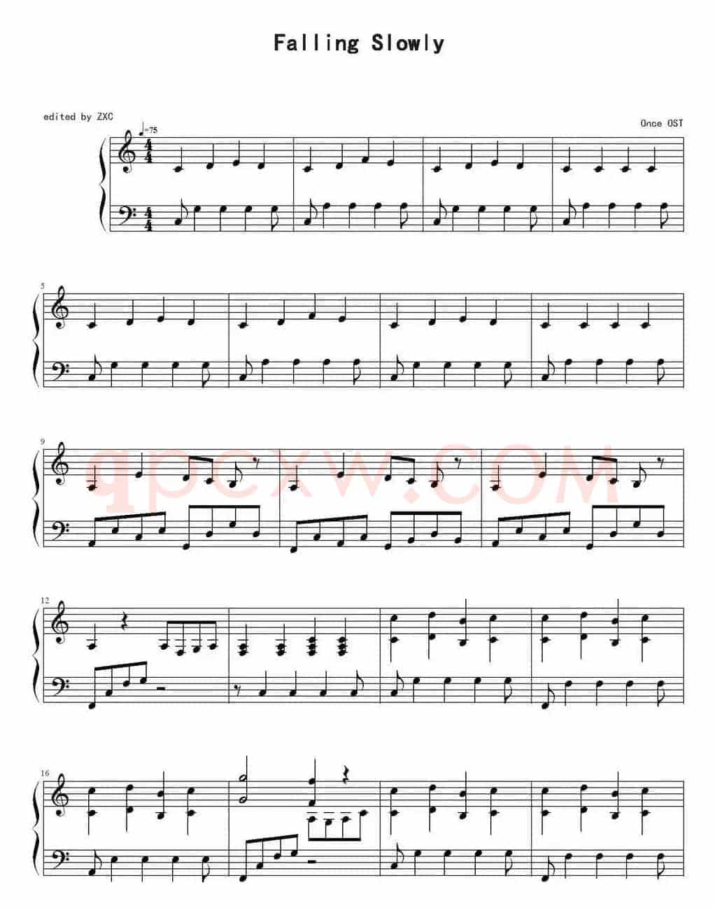 Falling Slowly