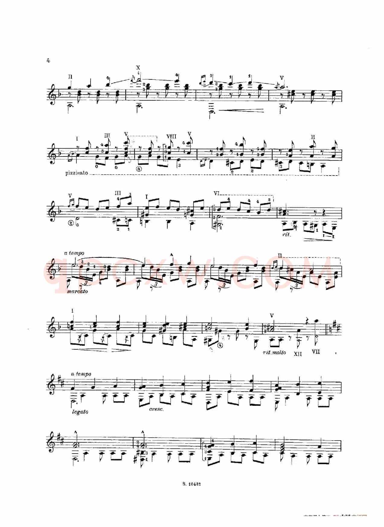 Cordoba(Cantos de Espana)（古典吉他）