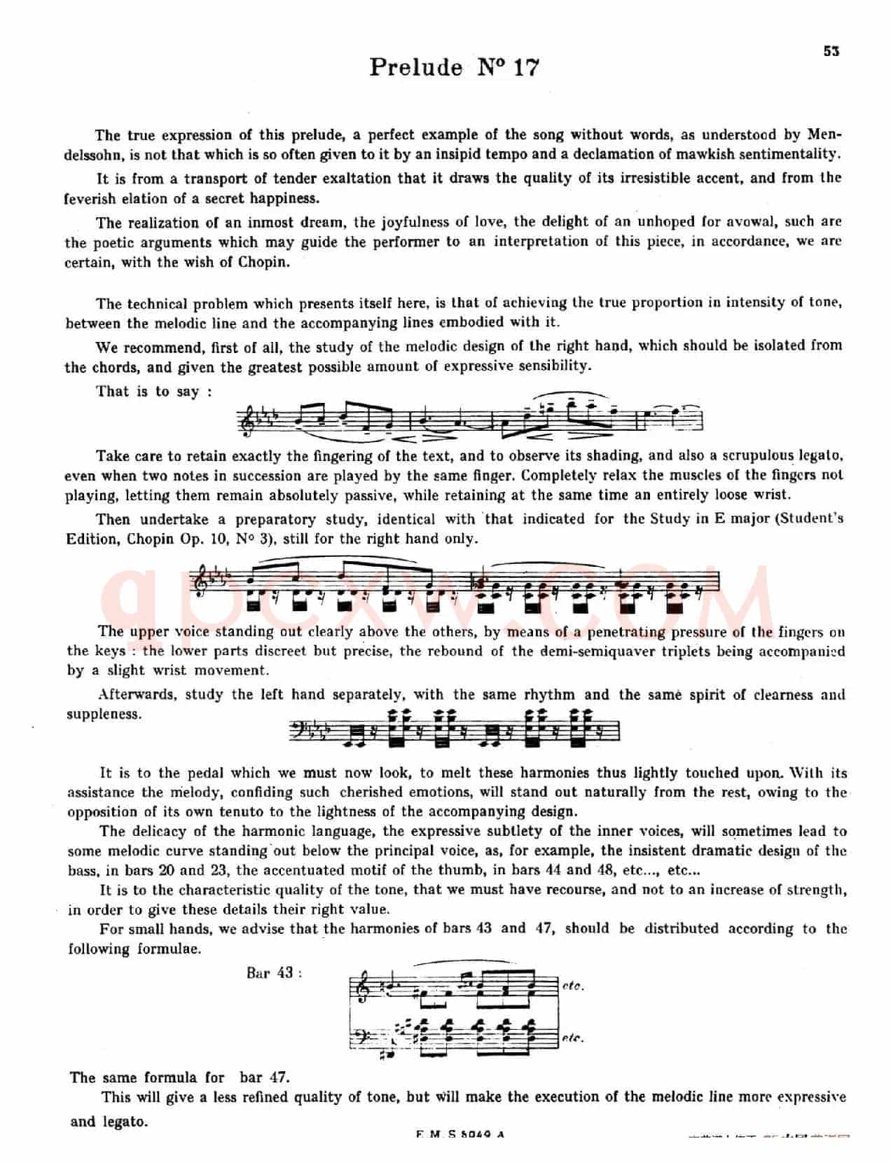 Preludes Op.28(24首前奏曲·17)