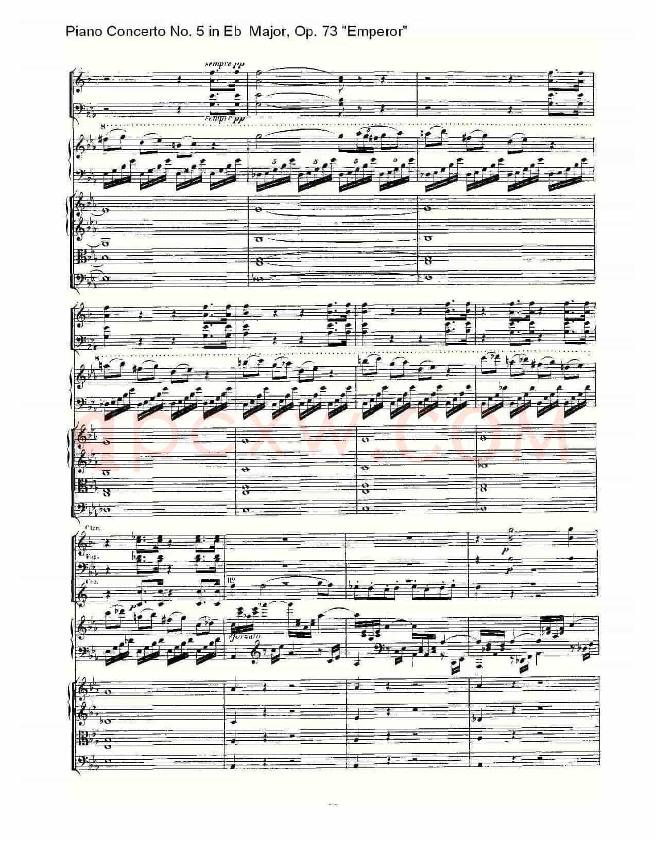 Eb大调钢琴第五协奏曲 Op.73“皇帝” 第一乐章（二）