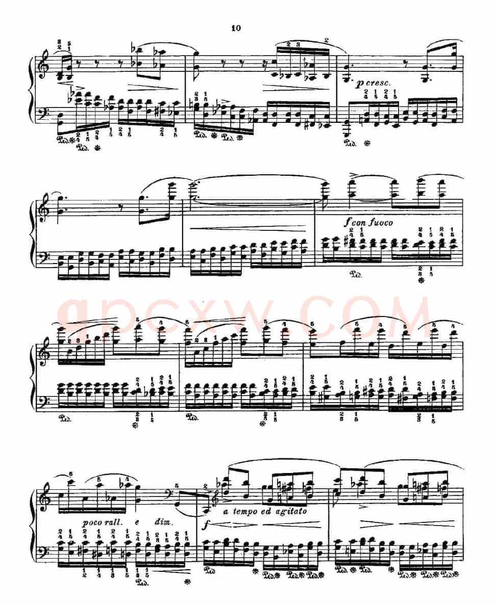肖邦《练习曲》Fr.Chopin Op.10 No7-1