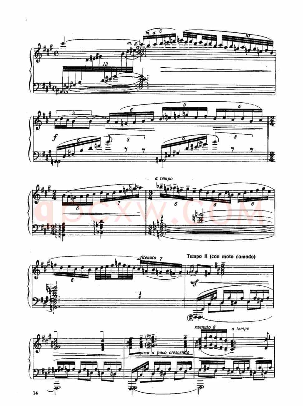 Six Préludes Exotiques Op·17（6首特色前奏曲·1）