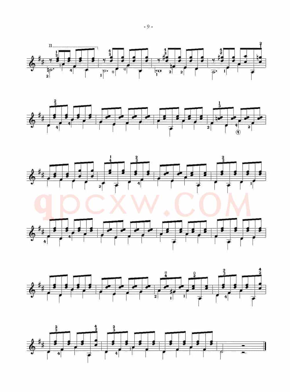 索尔·克斯特26首练习曲之6——10