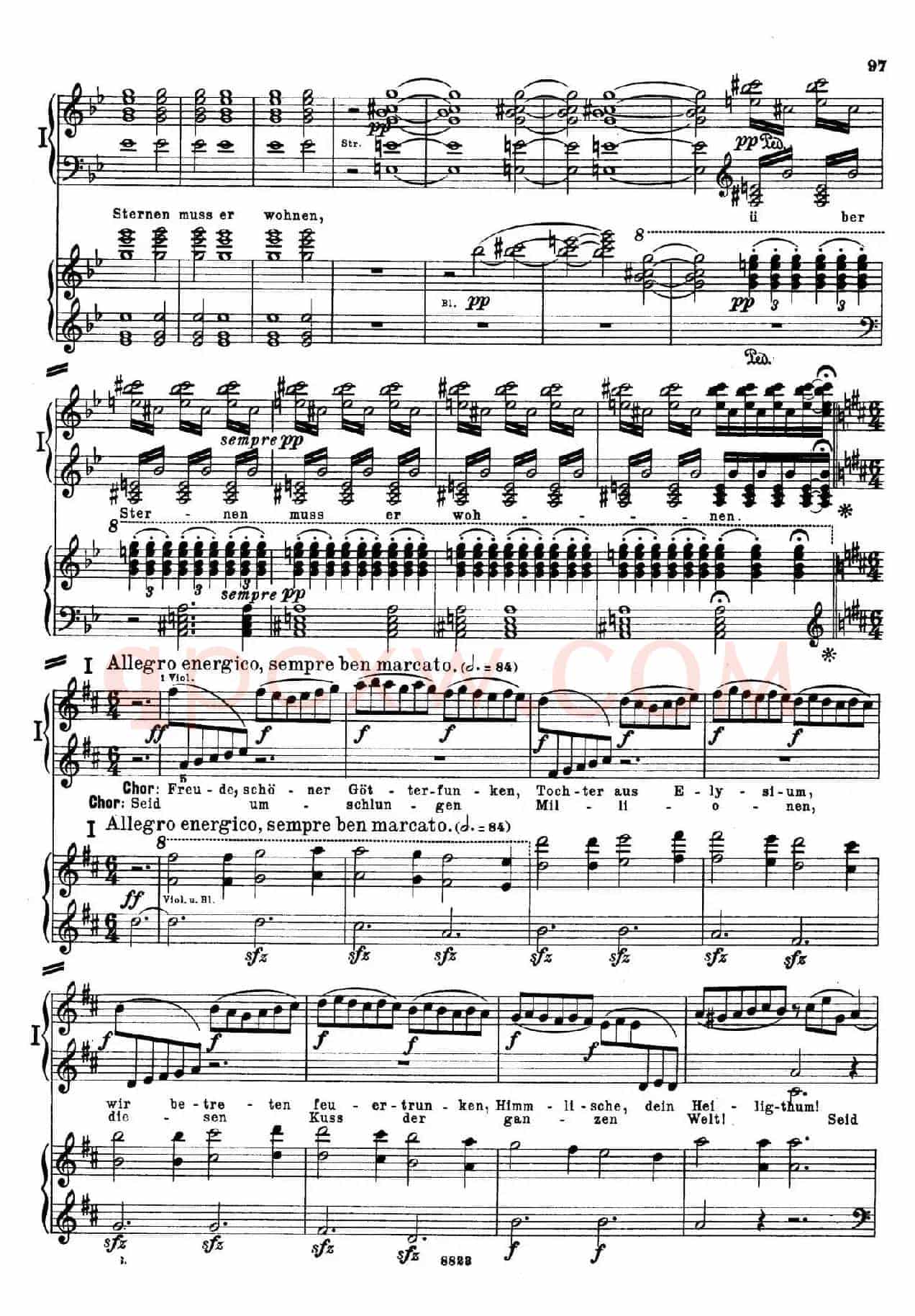 d小调第九交响曲 Op.125(双钢琴P93——102)