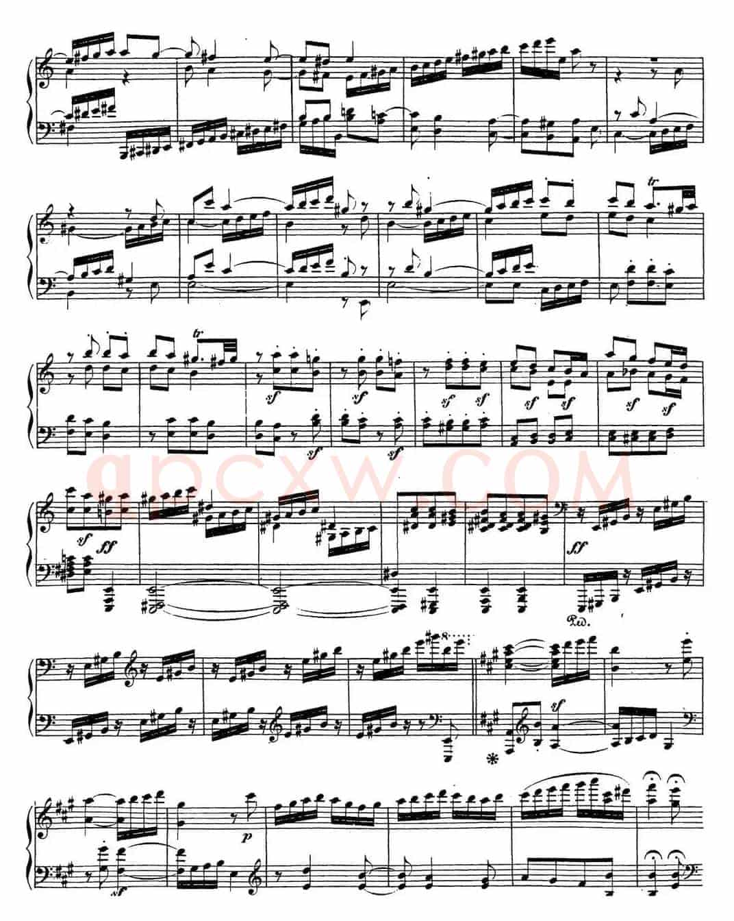 贝多芬钢琴奏鸣曲28 A大调 Op.101 A major