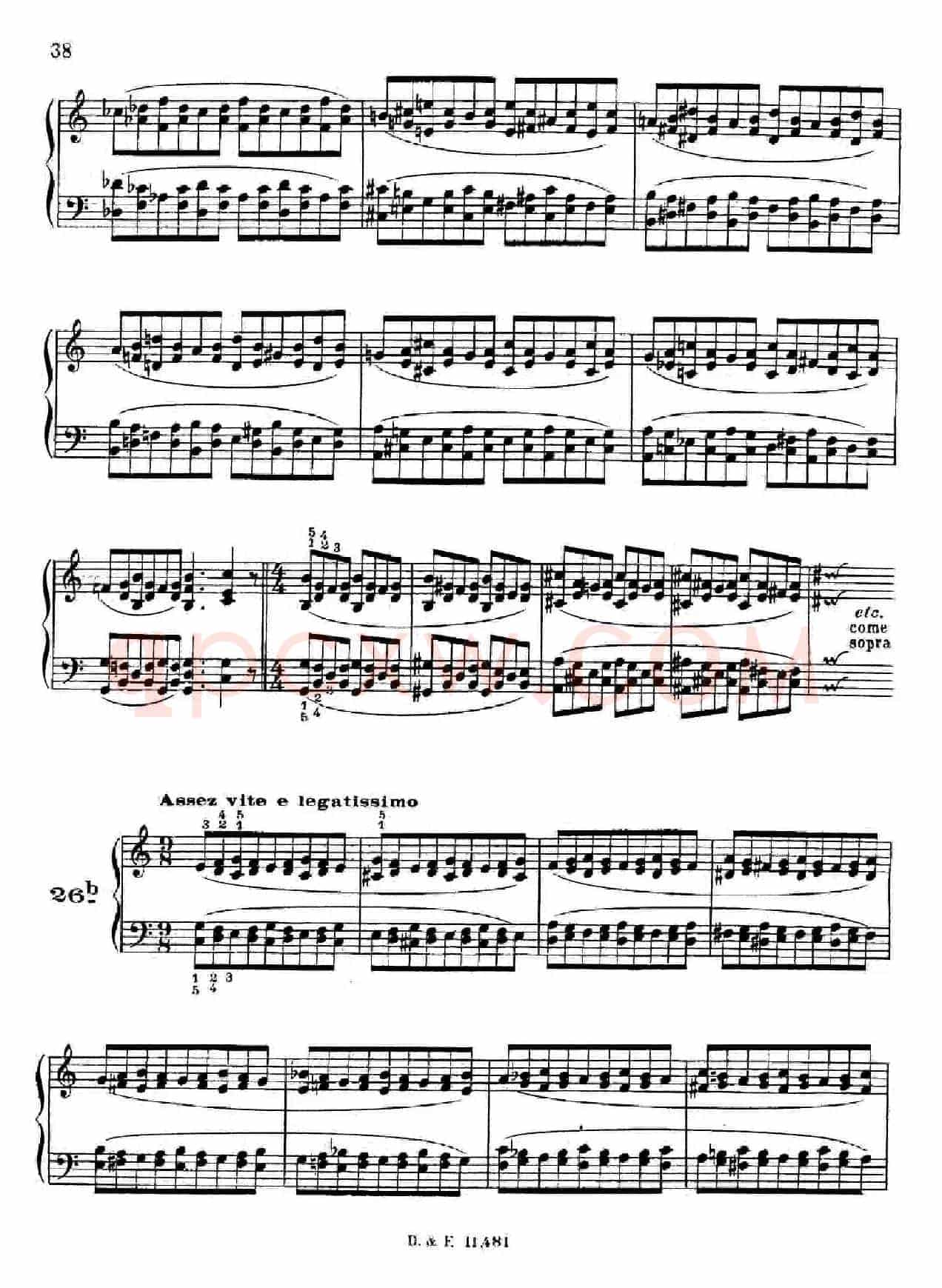 51 Exercises, WoO 6(51首钢琴练习 26—30)