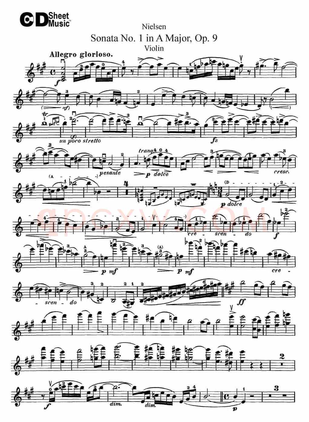 Violin Sonata No.1 in A Major Op.9