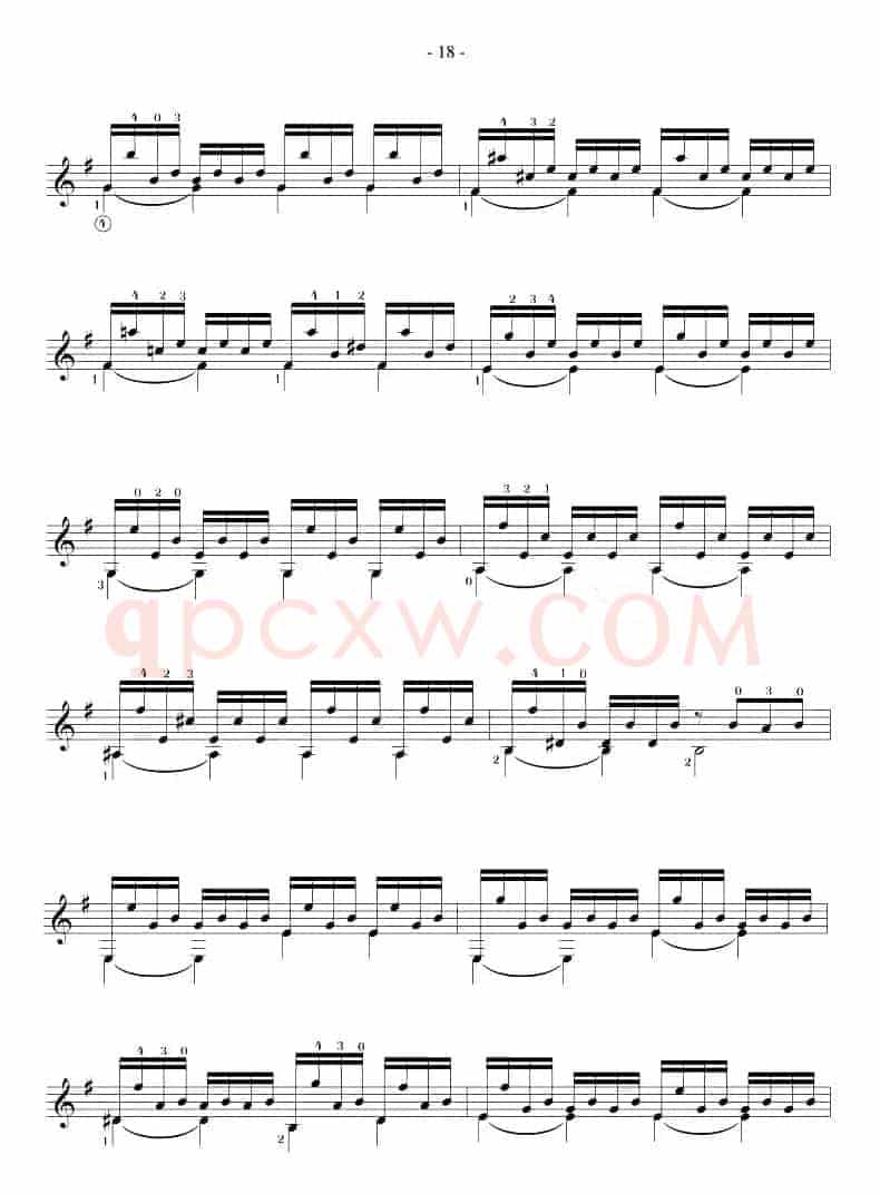 Sor-Coste《26 Studies》（STUDY 11）
