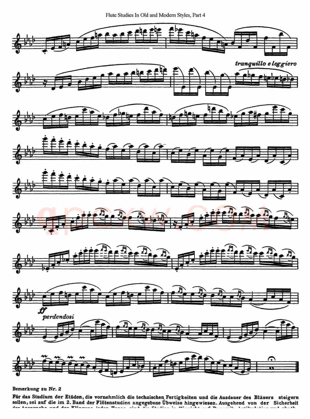 斯勒新老风格长笛练习重奏曲（第四部分）（NO.1-NO.2）
