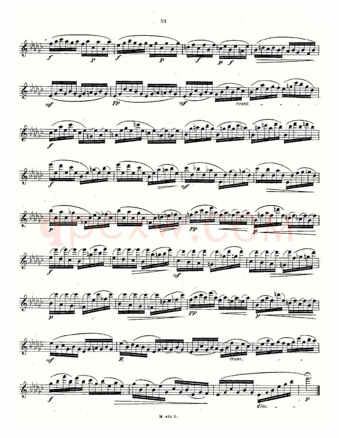 24首长笛练习曲 Op.15 之11—15