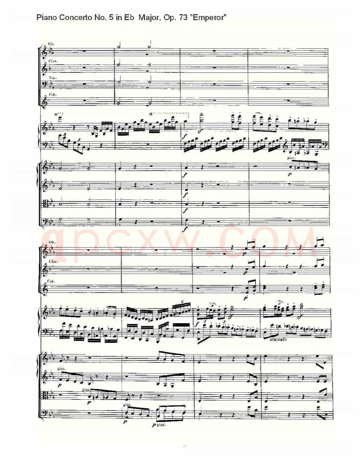 Eb大调钢琴第五协奏曲 Op.73“皇帝” 第一乐章（二）