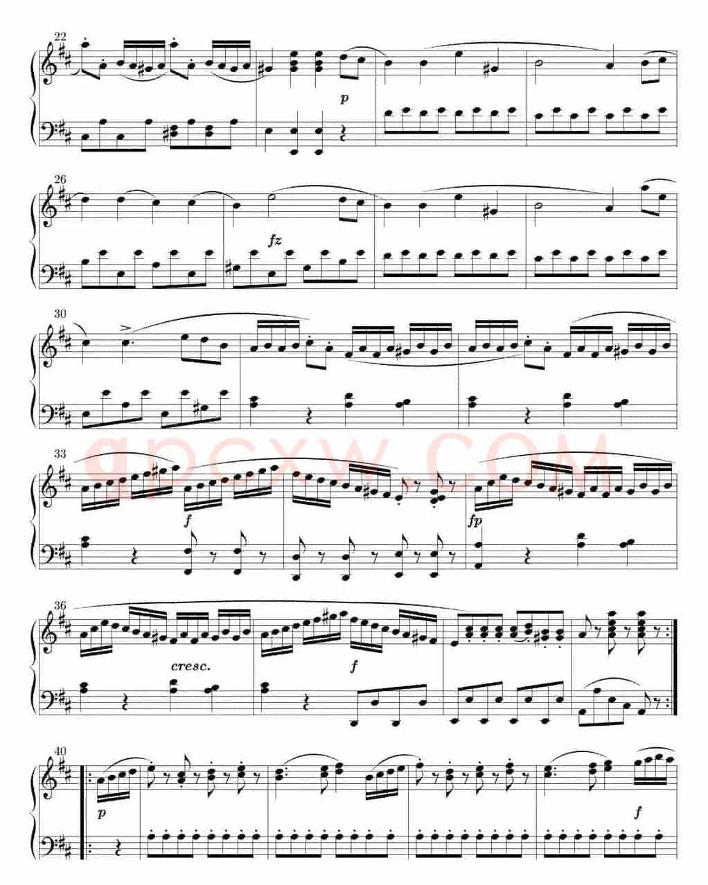 6 Sonatinas Op.36（6首钢琴小奏鸣曲-6）