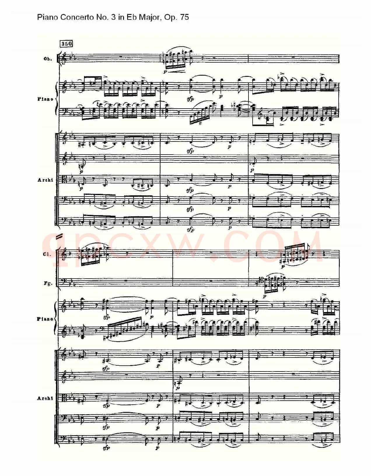Piano Concerto No.3 in Eb Major, Op.75(Eb大调第三钢琴协奏)