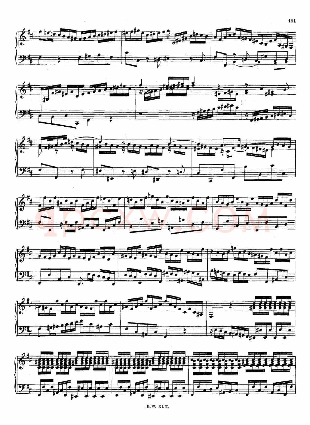 16 Concertos BWV 972-987（十六首为独奏古钢琴而作的协奏曲）（P51——60）