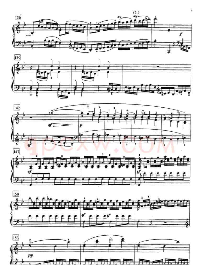钢琴教程第七级 大型乐曲（降B大调奏鸣曲 Op.22 第一乐章）