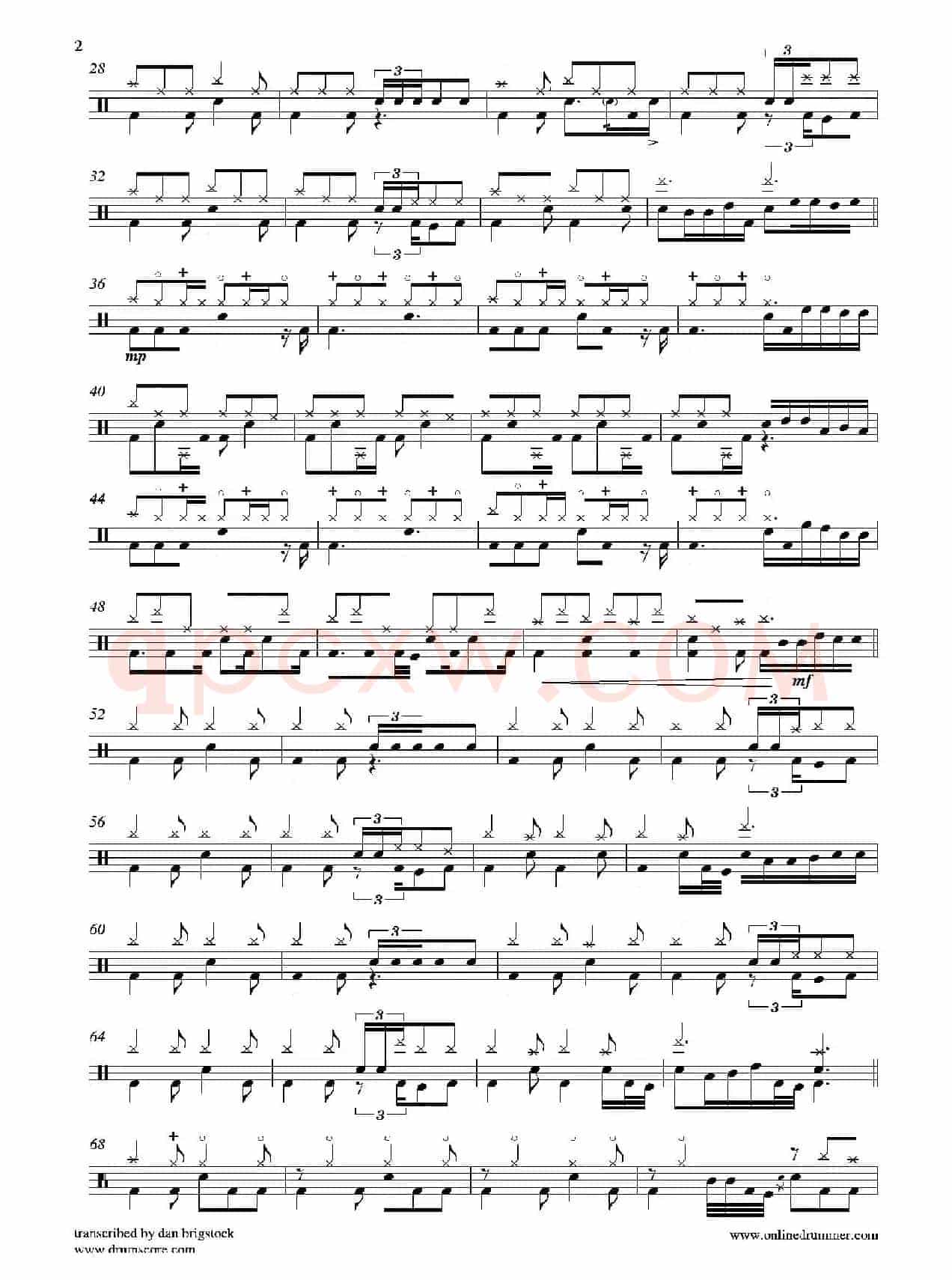Waltz Of The Flowers.pdf（鼓谱）