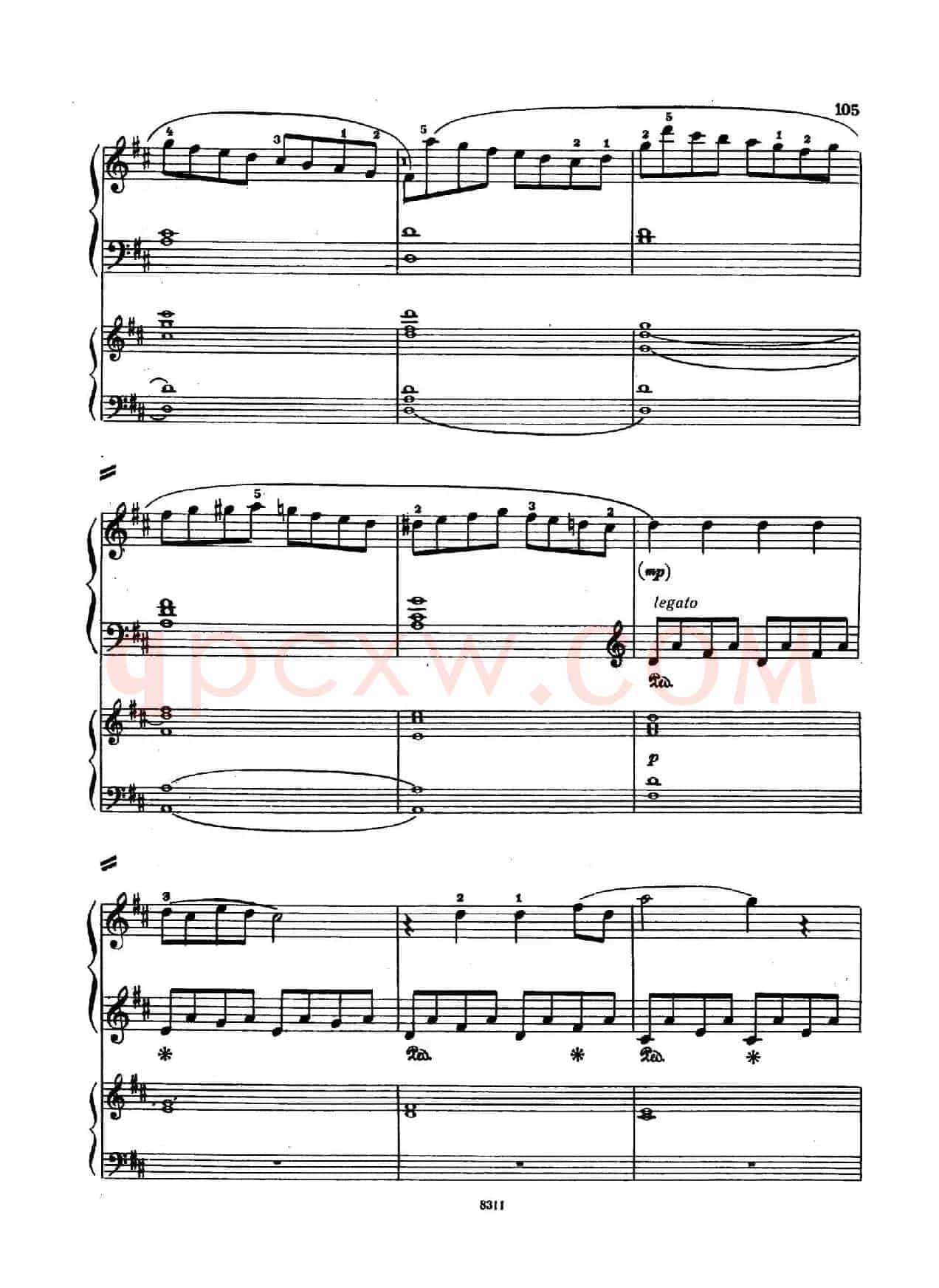 Concerto no 5 K 175 - 2 Piano(Ⅲ)