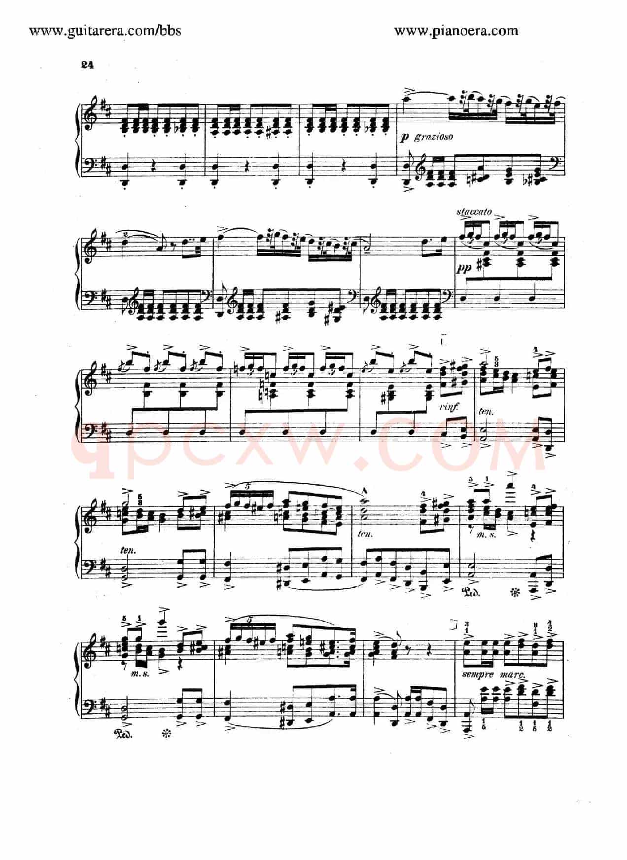 Spanish Dances Op.12(西班牙舞曲·钢琴独奏版)