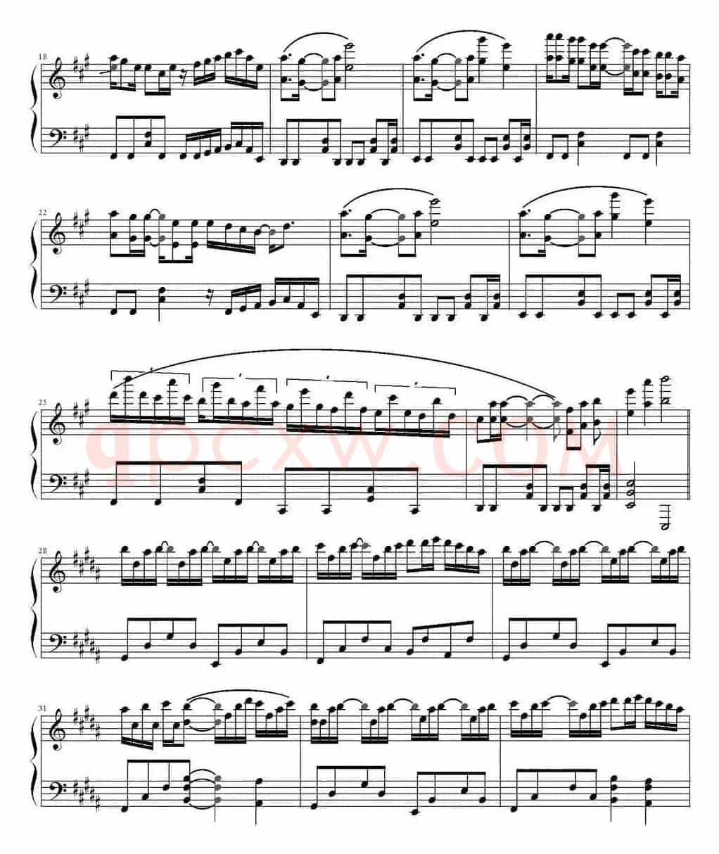 Wings of piano