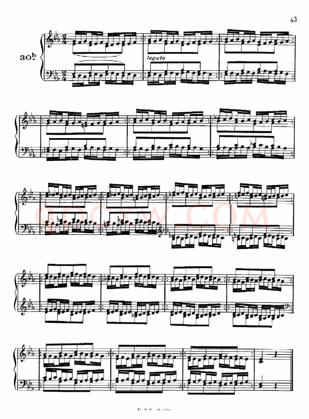 51 Exercises, WoO 6(51首钢琴练习 26—30)