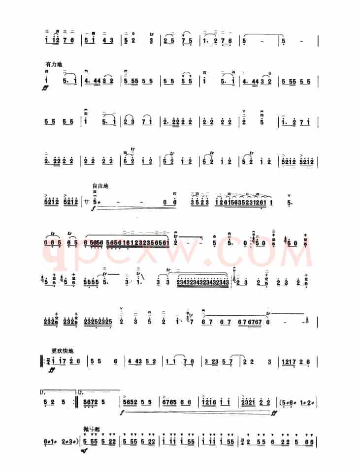 家乡的喜讯（板胡曲集第五级）