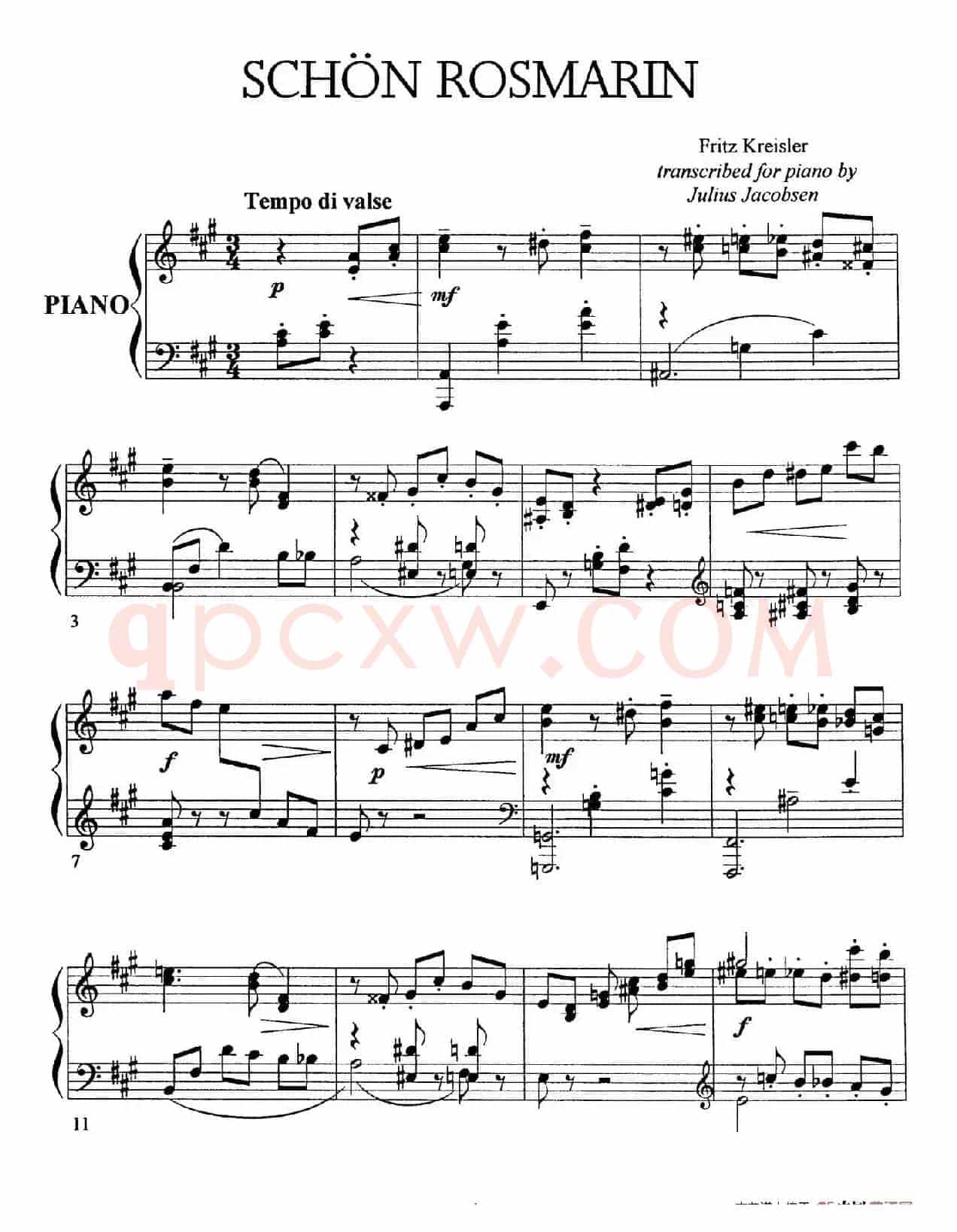 Schon Rosmarin（美丽的罗斯玛琳）