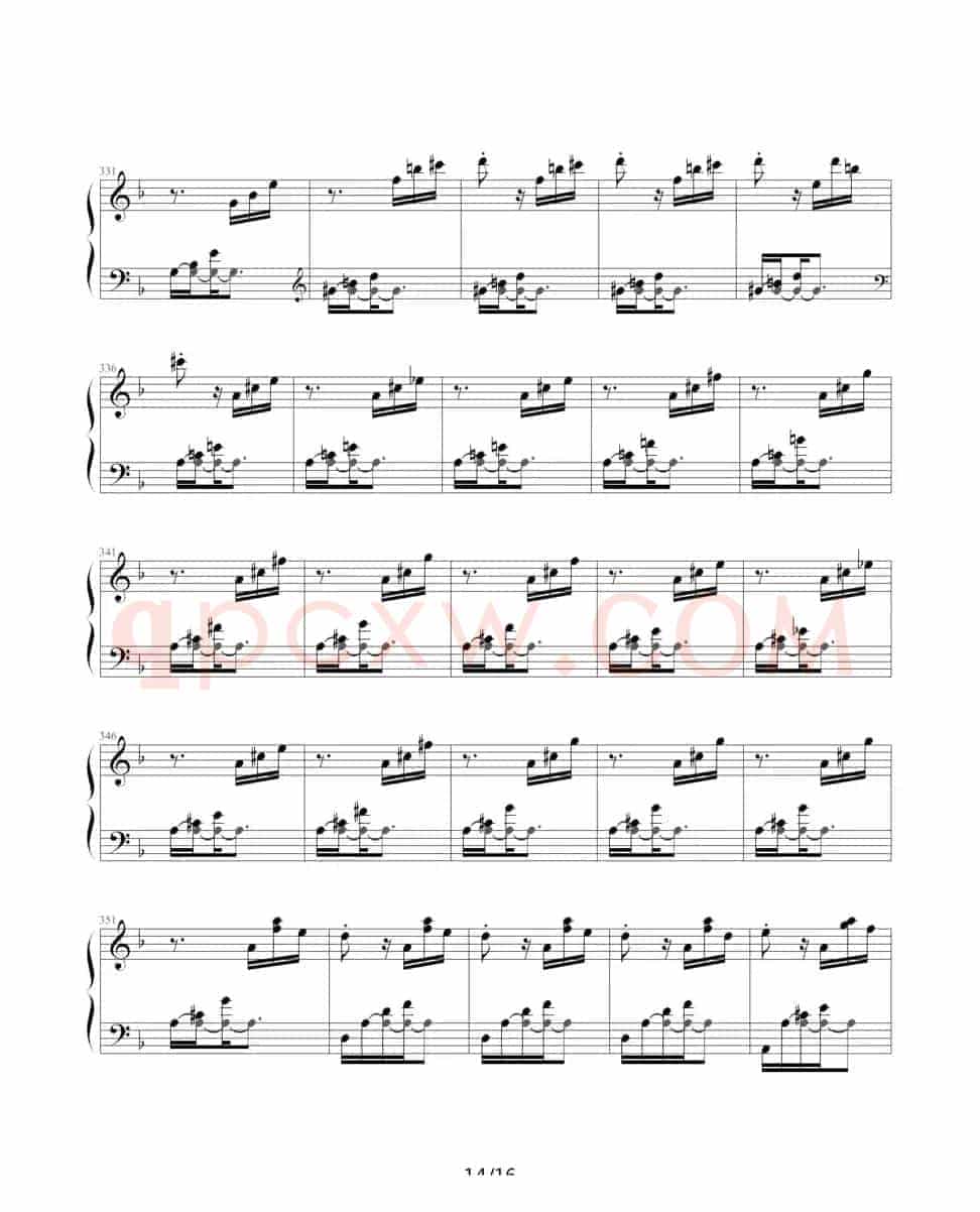 暴风雨（Beethoven's Sonata NO.17 Mov.3 ）