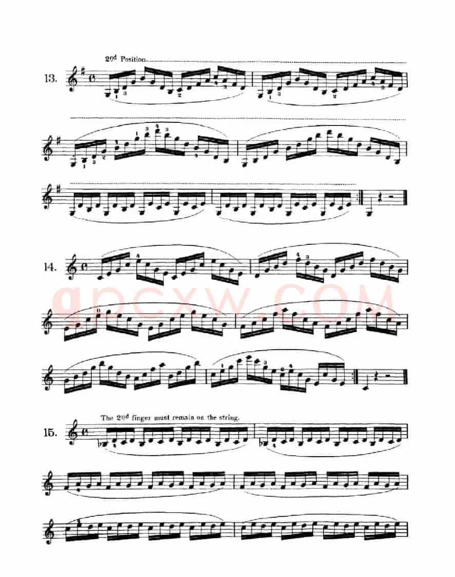 School of Mechanism,Op.74（小提琴技巧 作品.74）