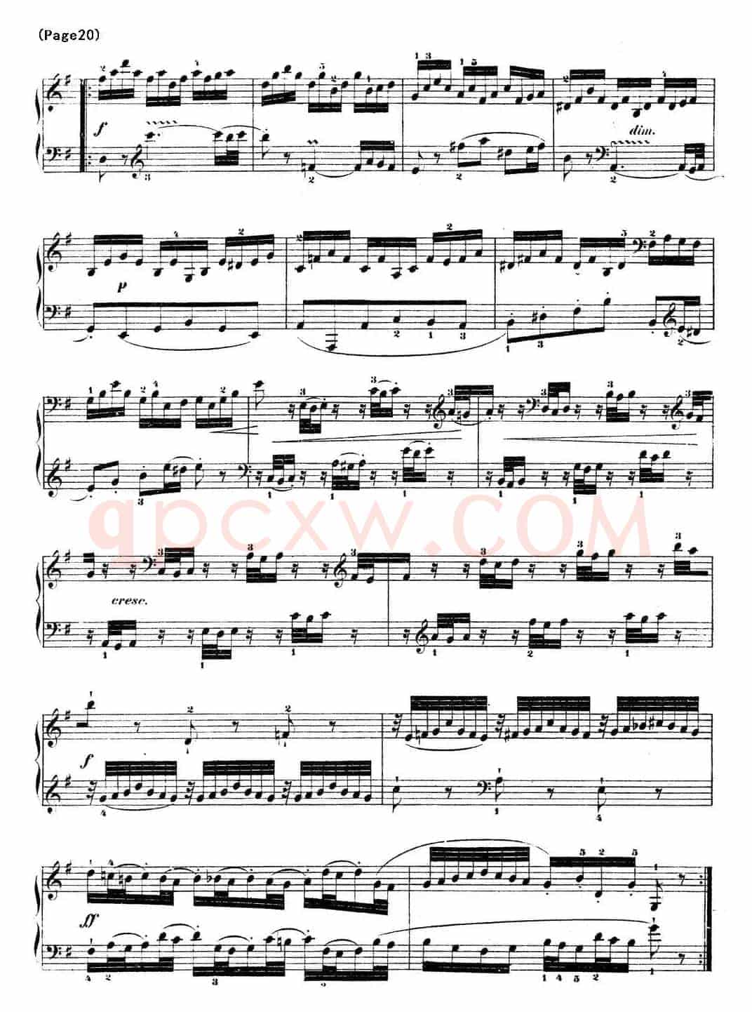 哥德堡变奏曲 巴赫 Goldberg Variationen BWV988