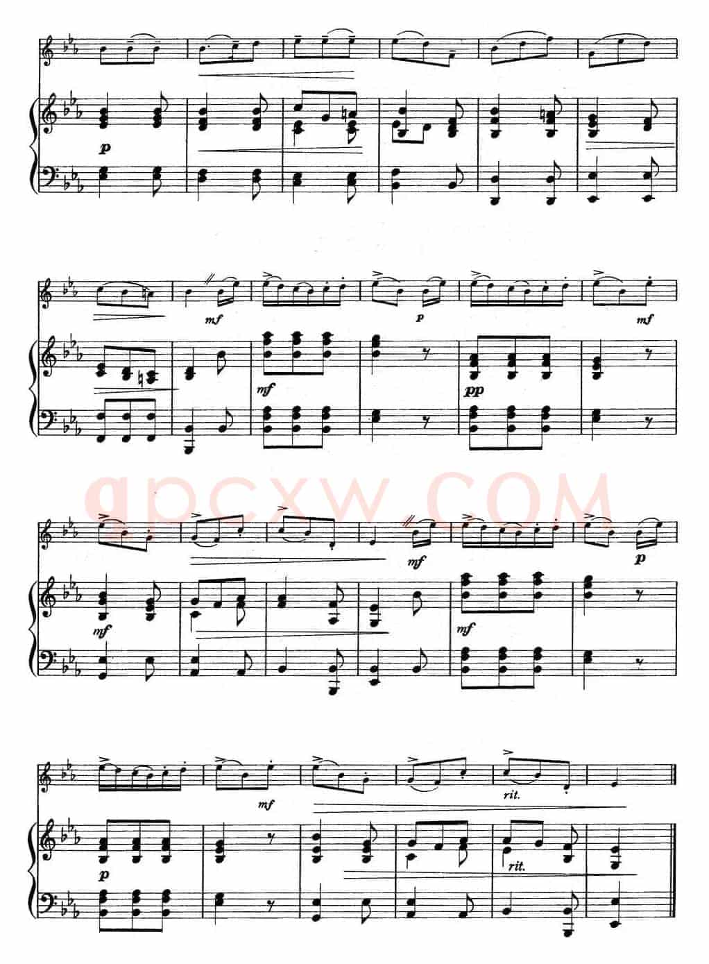 铃木小提琴教材第五册（Suzuki Violin School VOLUME 5)(小提琴+钢琴伴奏）