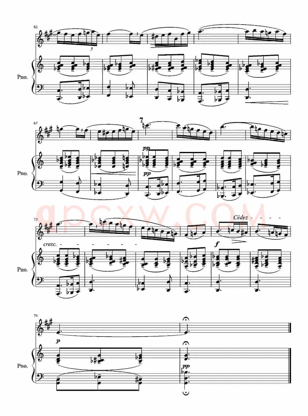 Aria  咏叹调（萨克斯+钢琴）