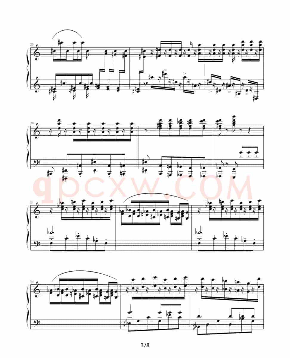 李斯特超凡练习曲第二首