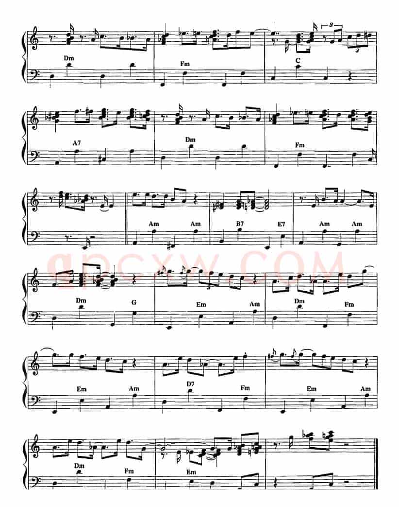 手风琴爵士乐曲：Lullaby of Birdland 摇篮曲