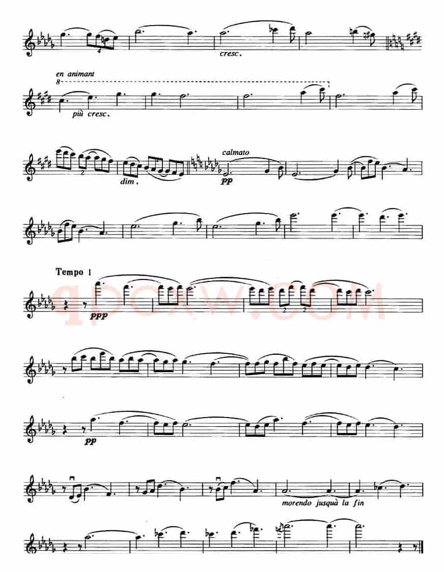 月光（CLAIR DE LUNE、德彪西作曲版）