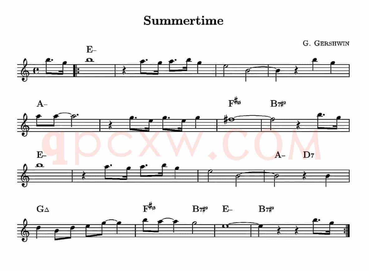 Summertime（单簧管）