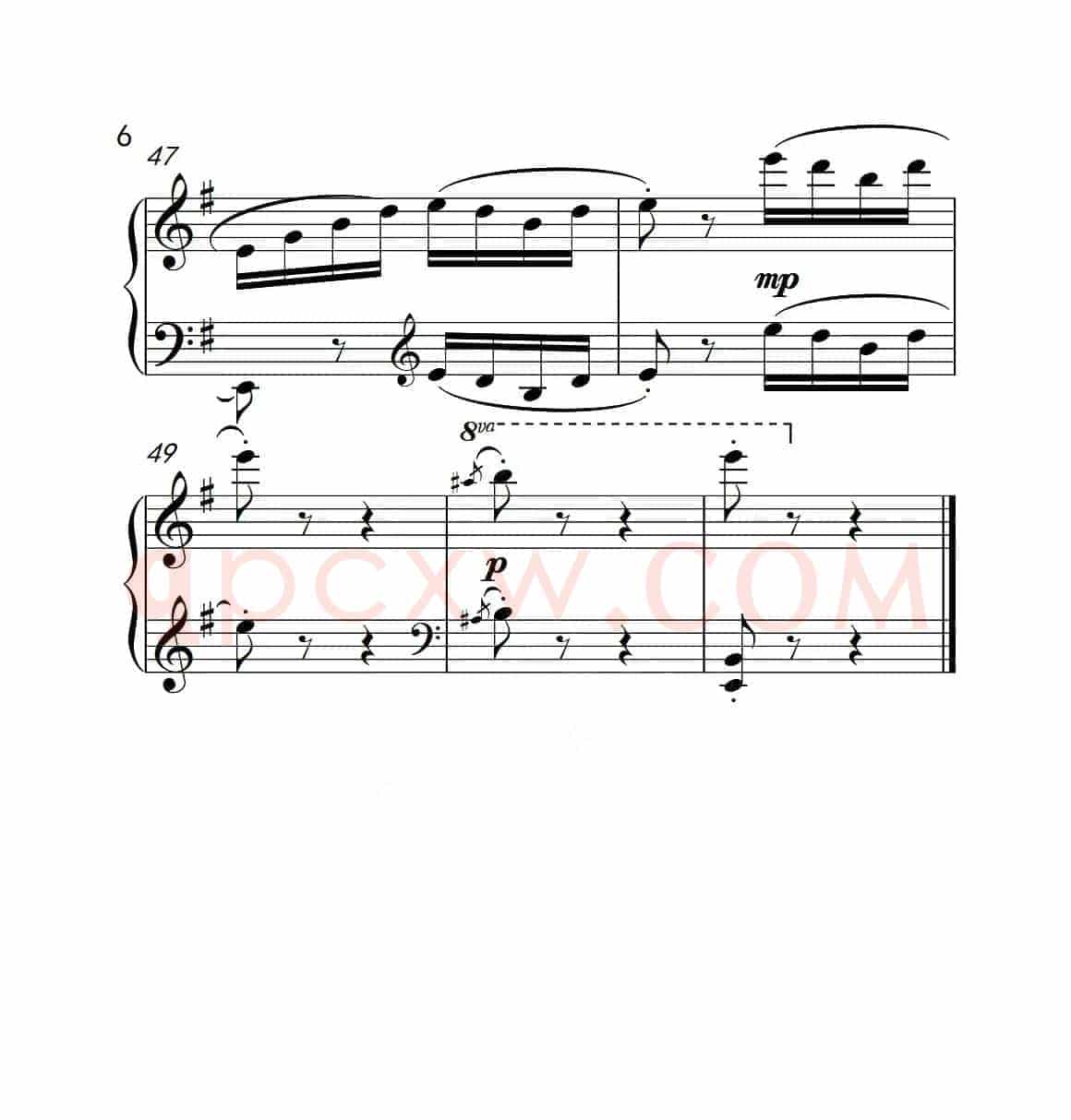 第四级 酸枣刺（中国音乐学院钢琴考级作品1~6级）