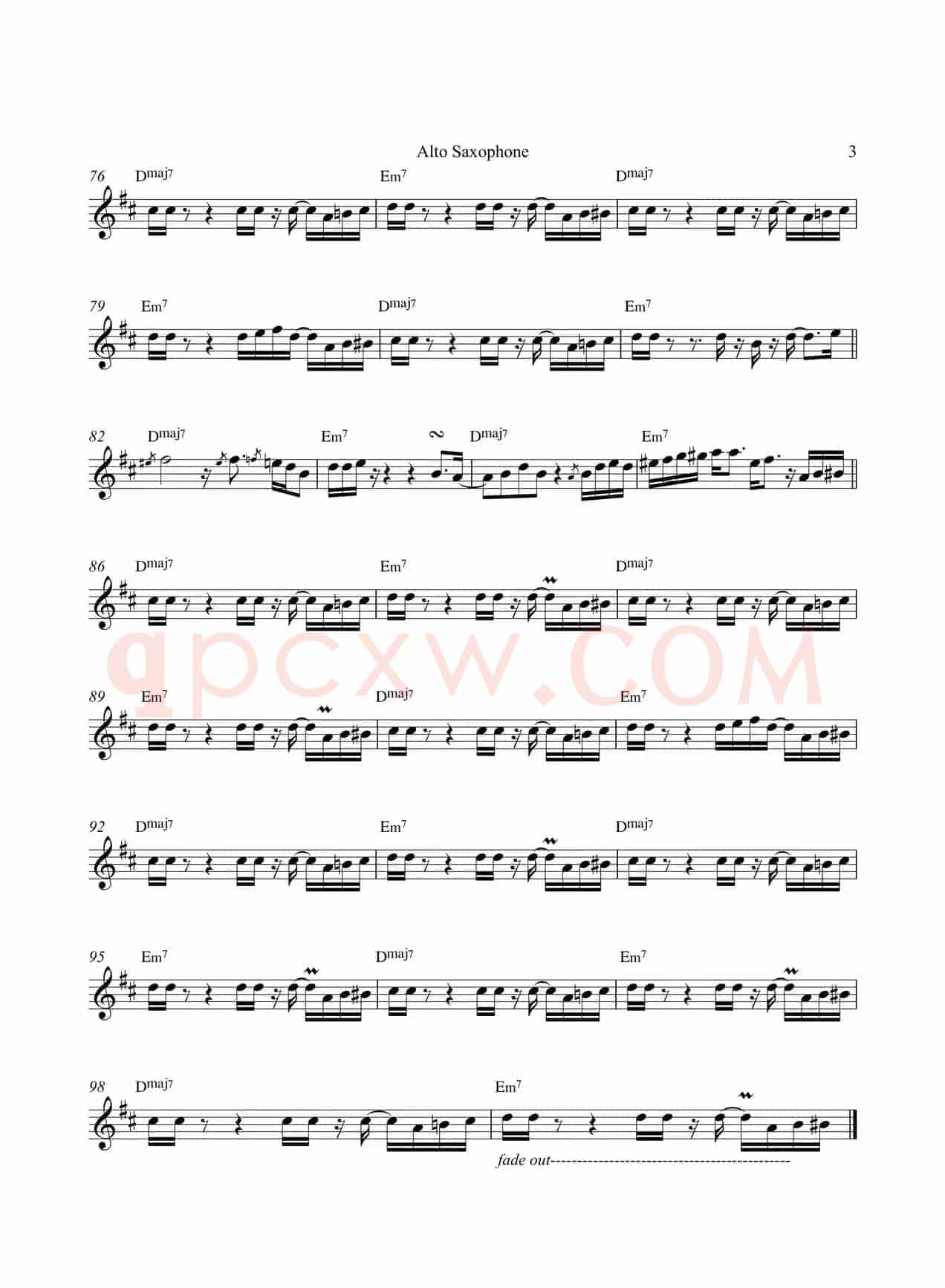 Soulful Strut（中音萨克斯）
