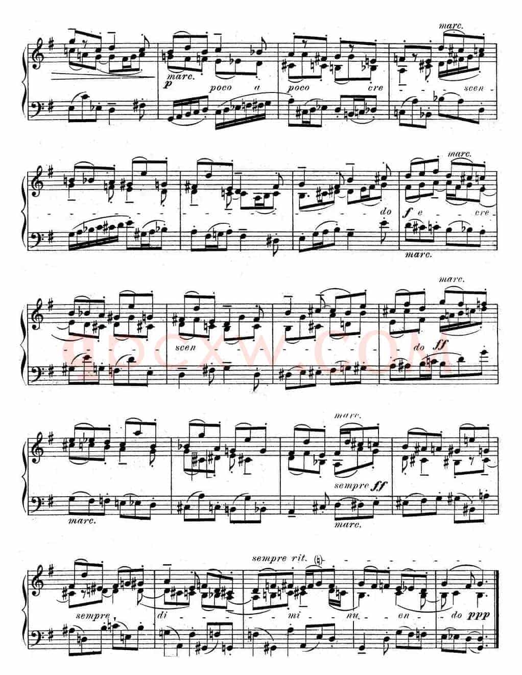6 Preludes and Fugues Op.99(6首前奏曲与赋格·5)