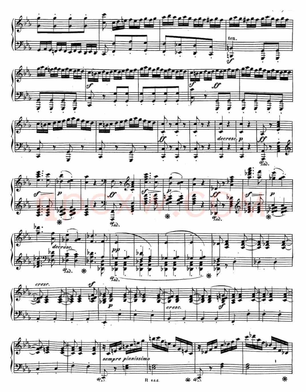 贝多芬钢琴奏鸣曲21 黎明（华尔斯坦） C大调 Op.53 C major